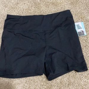 black biker shorts